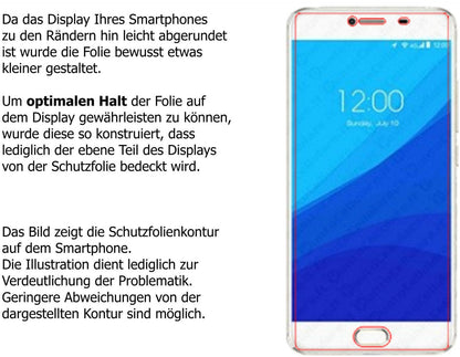 2x 9H Schutzfolie für Umidigi Z Pro Panzerfolie