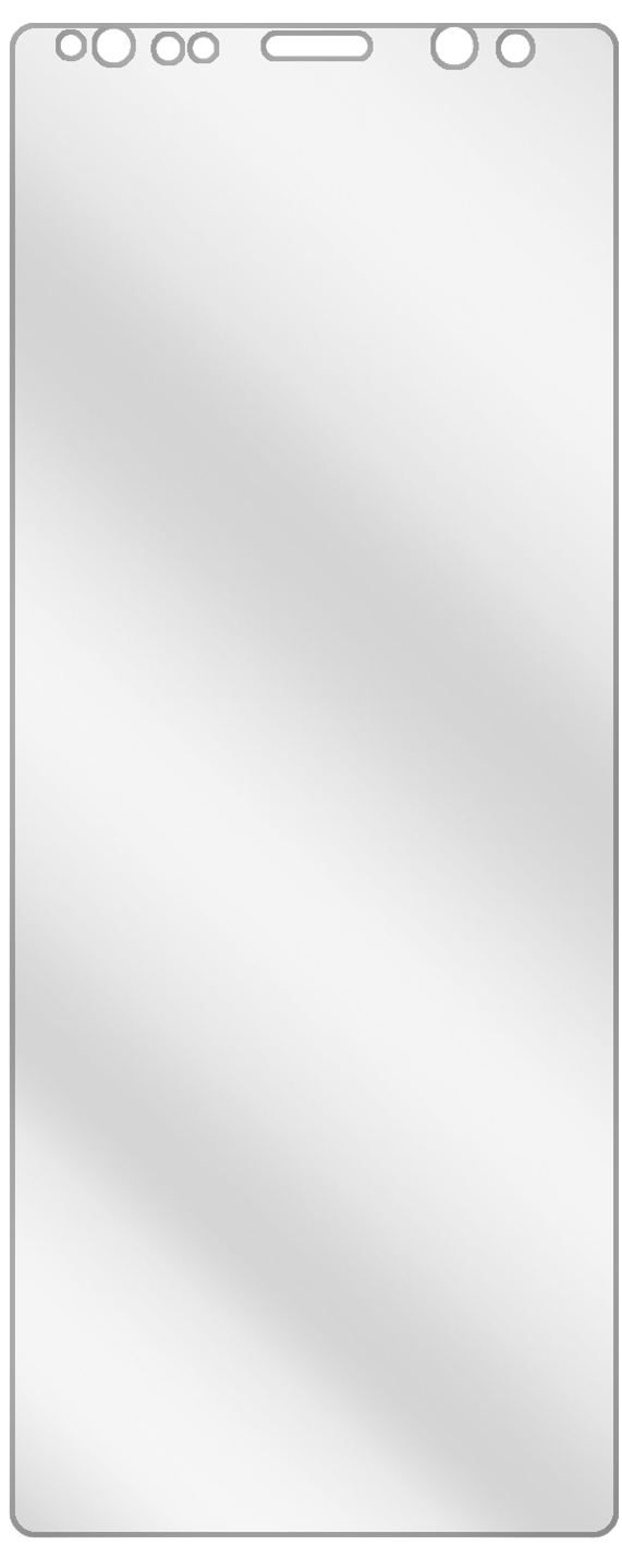 dipos Displayschutz für Samsung Galaxy S8 Plus, transparente Oberfläche, geringe Dicke und perfekte Passform