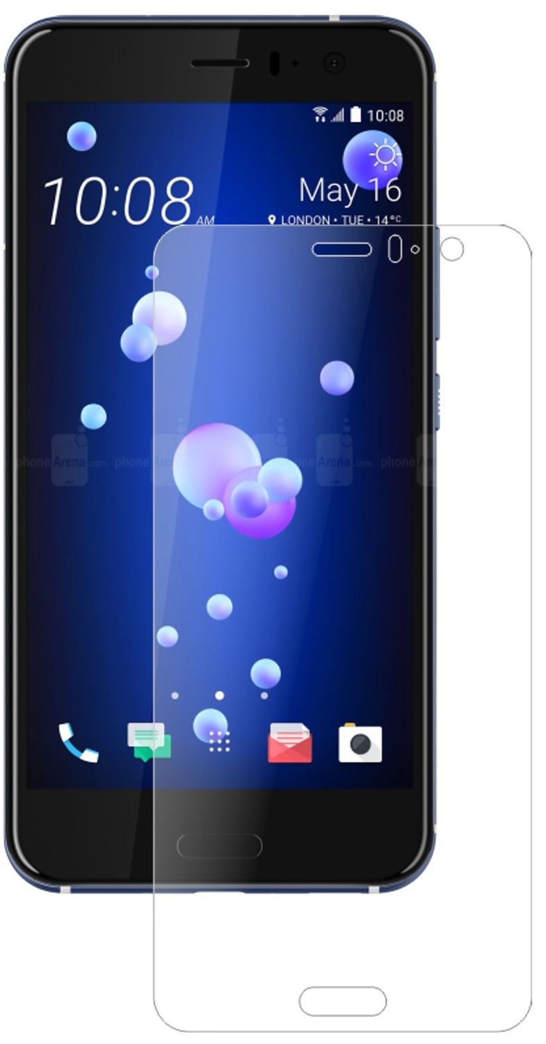 2x 9H Schutzfolie matt für HTC U11 Panzerfolie (1x Vorderseite + 1x Rückseite)