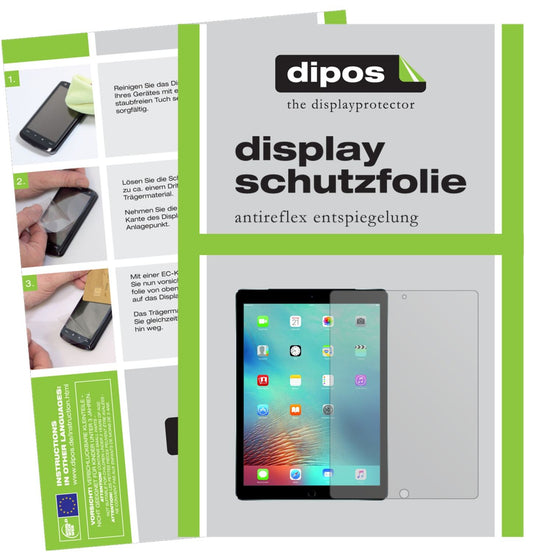 2x Schutzfolie matt für Apple iPad Pro 12,9 Zoll Display-Schutzfolie