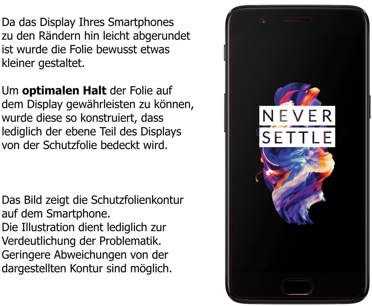 Schutzfolie mit optimaler Passform, zur Verwendung mit Hüllen geeignet