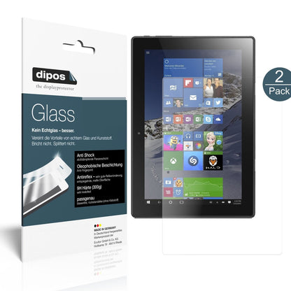 2x 9H Schutzfolie matt für Lenovo Miix 310 Panzerfolie