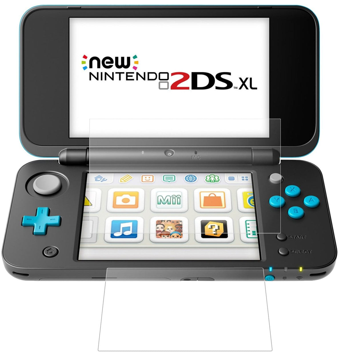 4x 9H Schutzfolie matt für Nintendo 2DS XL Panzerfolie (2x oberes Display + 2x unteres Display)