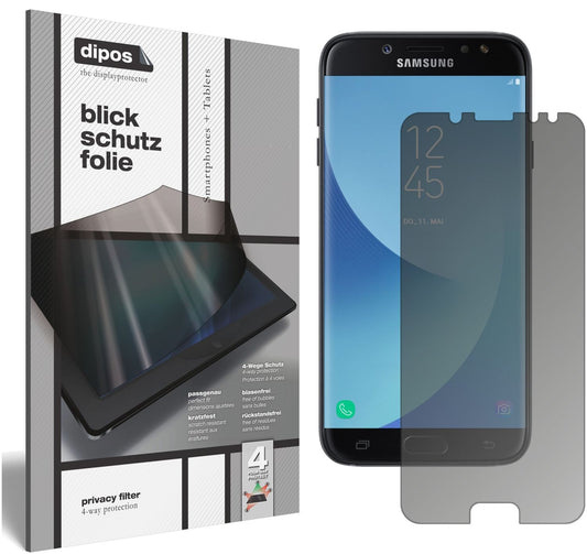 Blickschutzfolie für Samsung Galaxy J7 2017 matt Schutzfolie Privacy