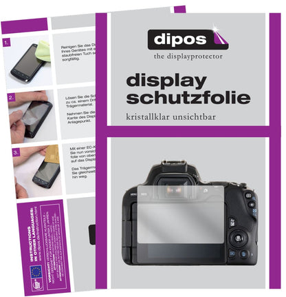 6x Schutzfolie klar für Canon EOS 200D Display-Schutzfolie