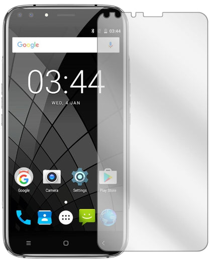 OukitelU22 (5,5 Zoll) mit aufgebrachter dipos Displayschutzfolie, glasklare Darstellung ohne Einschränkungen