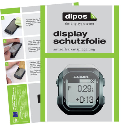 6x Schutzfolie matt für Garmin Edge 25 Display-Schutzfolie