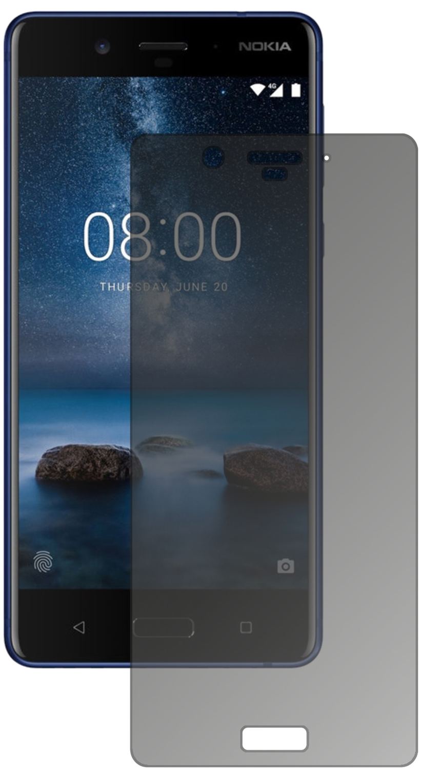 Blickschutzfolie für Nokia 8 matt Schutzfolie Privacy