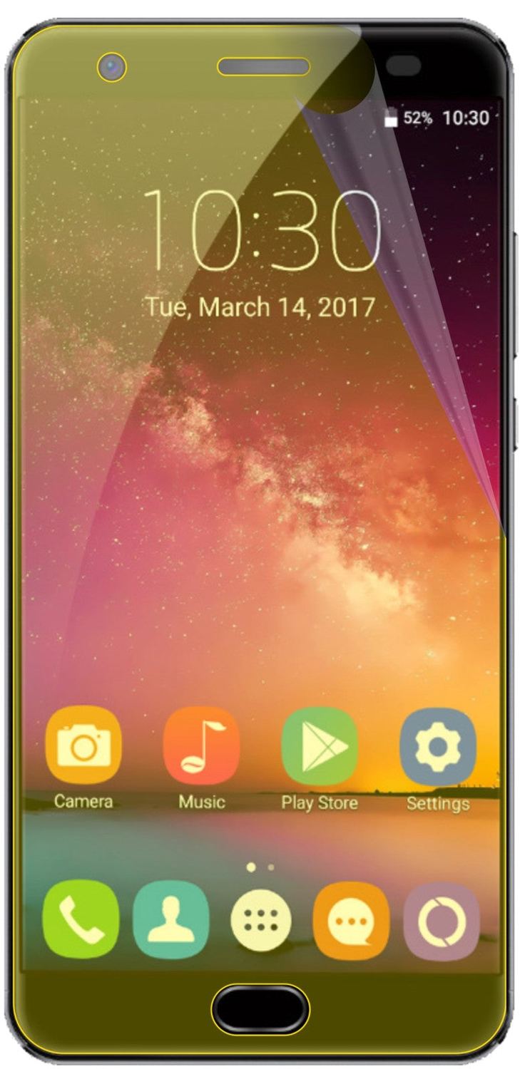 3x 3D Full Cover Schutzfolie für Oukitel K6000 Plus