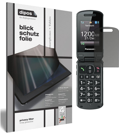 Blickschutzfolie für Panasonic KX-TU329 matt Schutzfolie Privacy