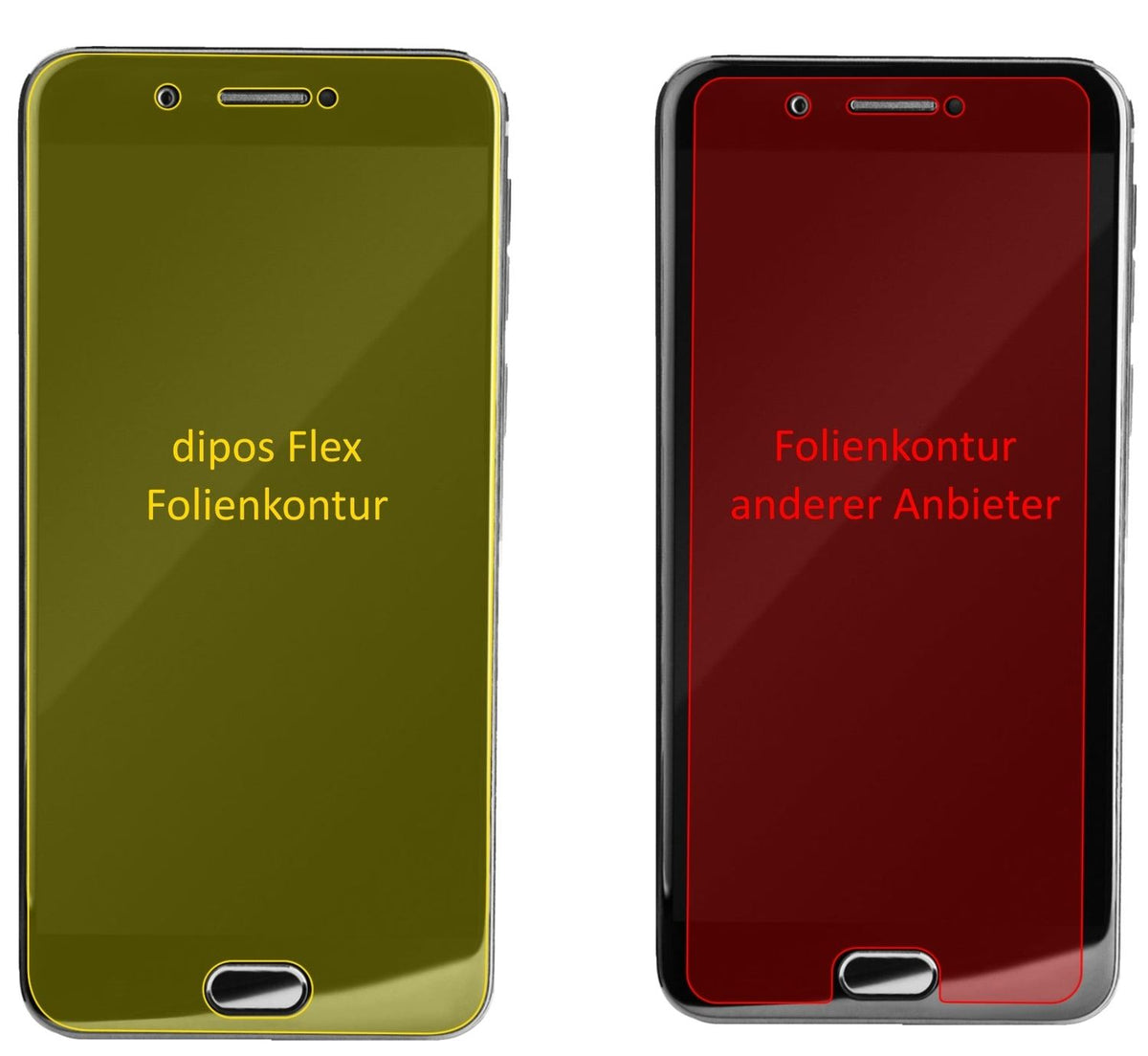 3x 3D Full Cover Schutzfolie für YotaPhone 3