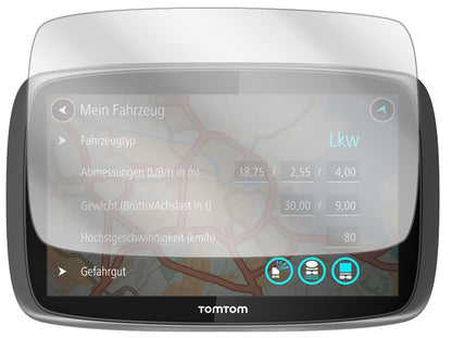 3x Schutzfolie klar für TomTom Trucker 5000 Display-Schutzfolie