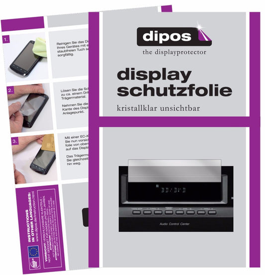 3x Schutzfolie klar für Sony STRDH130.CEL Display-Schutzfolie
