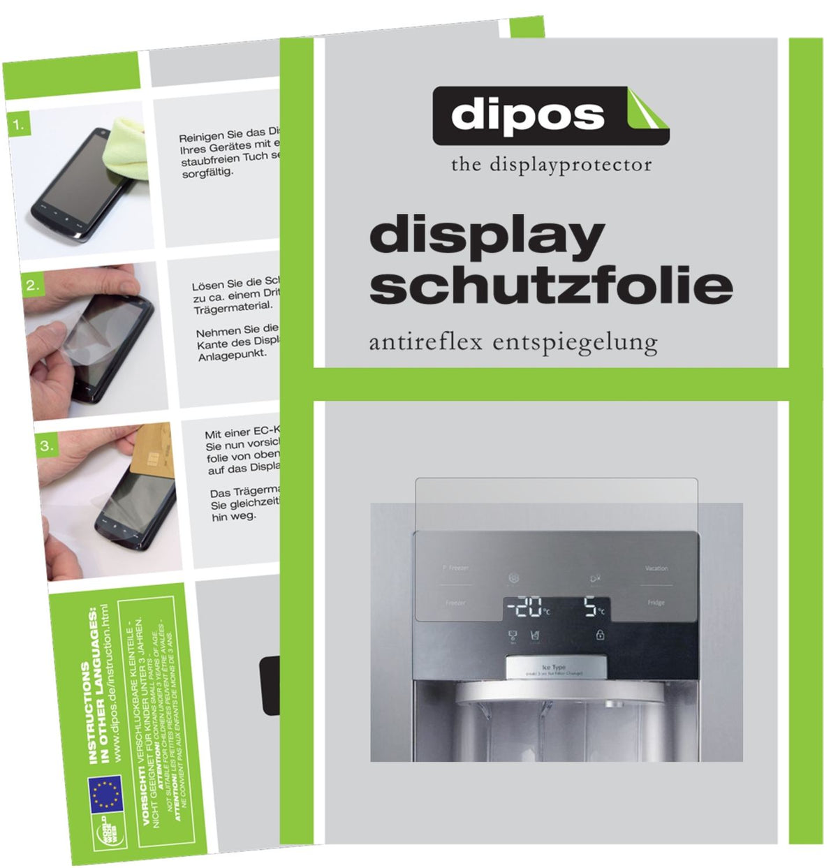 2x Schutzfolie matt für Samsung RS7578THCSREF Display-Schutzfolie