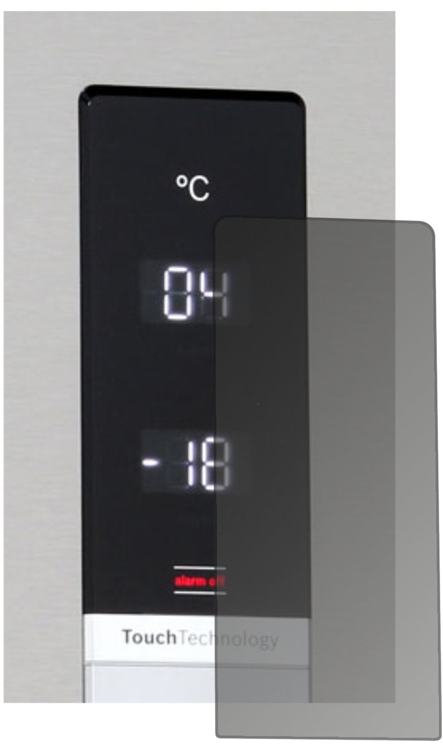 Blickschutzfolie für Bosch KGN39XI45 Serie 6 matt Schutzfolie Privacy