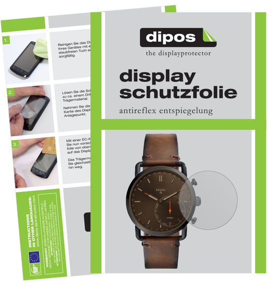 6x Schutzfolie matt für Fossil Q Commuter Display-Schutzfolie