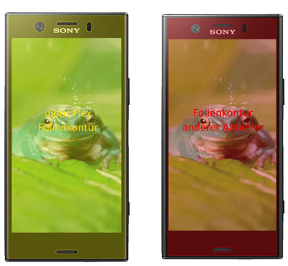 3x 3D Full Cover Schutzfolie für Sony Xperia XZ1 Compact