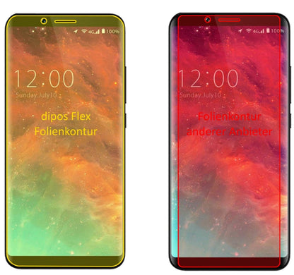 3x 3D Full Cover Schutzfolie für Umidigi S2