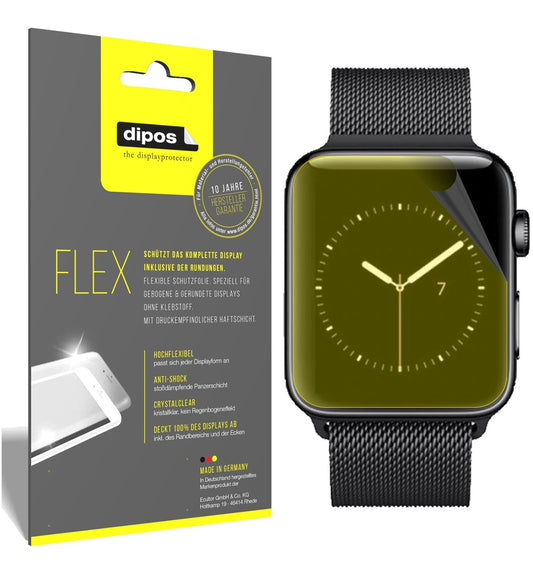3x 3D Full Cover Schutzfolie für Apple Watch Series 3 38mm