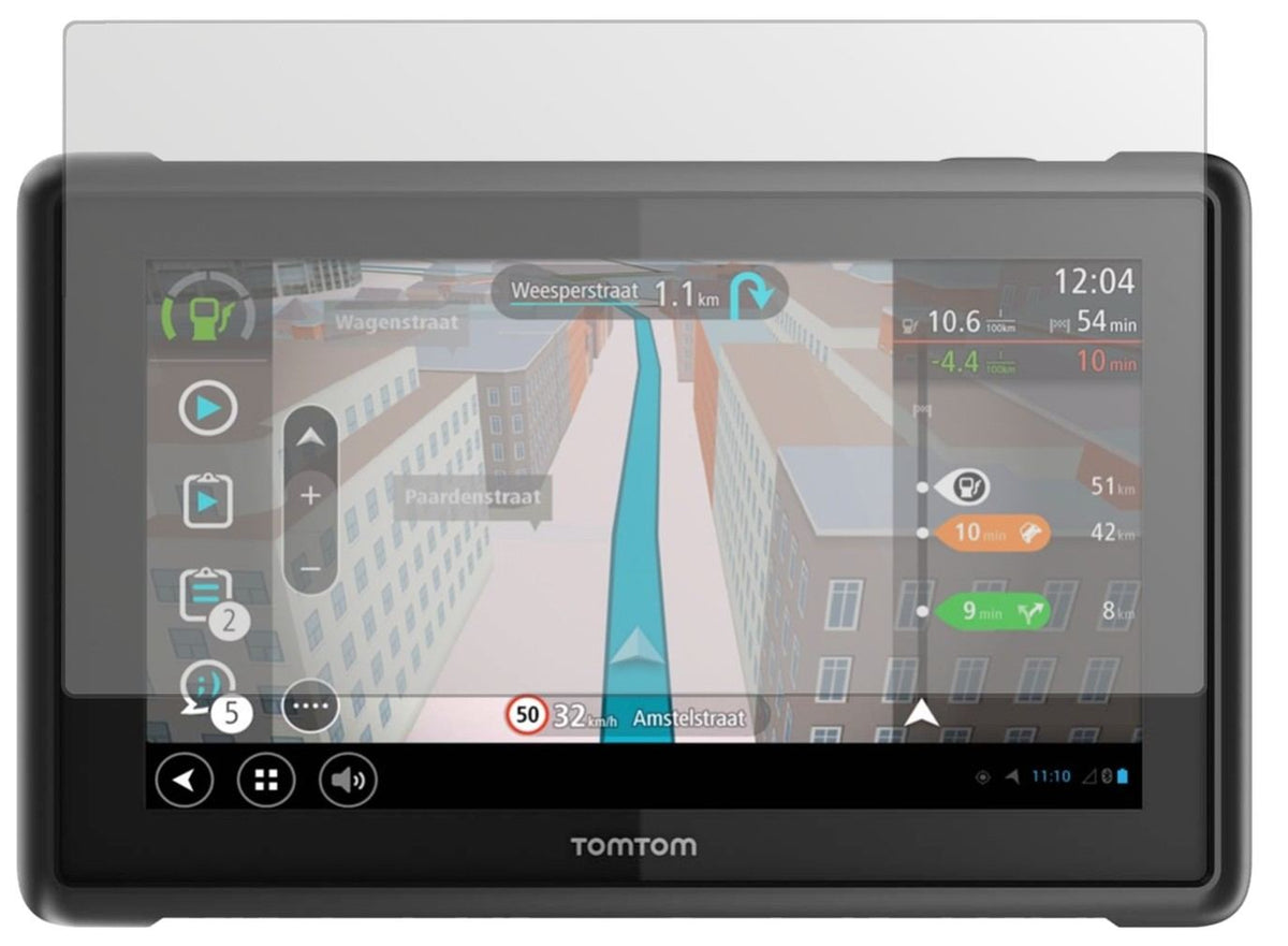 3x Schutzfolie matt für TomTom Pro 8275 Truck Display-Schutzfolie