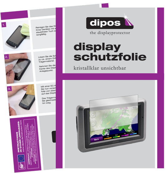 3x Schutzfolie klar für Garmin zumo 660 LM Display-Schutzfolie