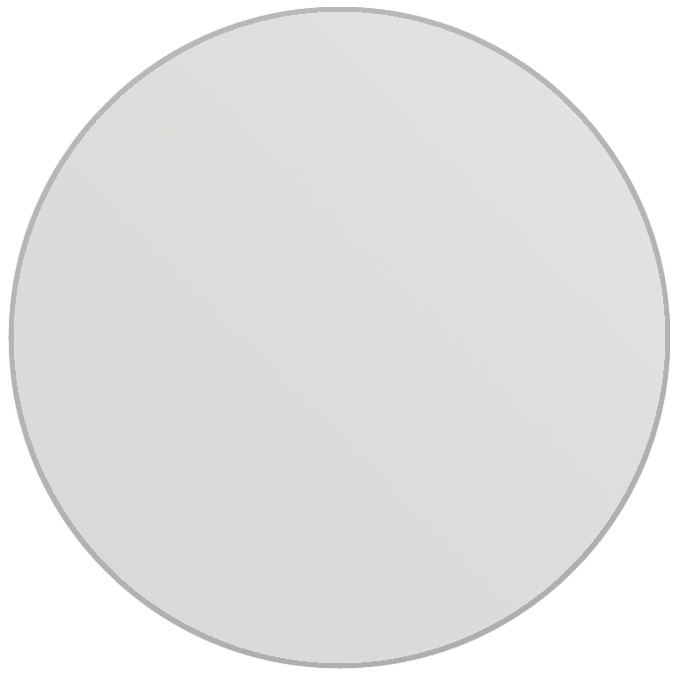 dipos Displayschutz für Uhr 59 mm Durchmesser, mattierte Oberfläche, geringe Dicke und perfekte Passform