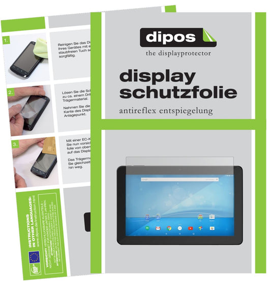 2x Schutzfolie matt für Format 12.5 Zoll Wide 277 x 156 mm Display-Schutzfolie