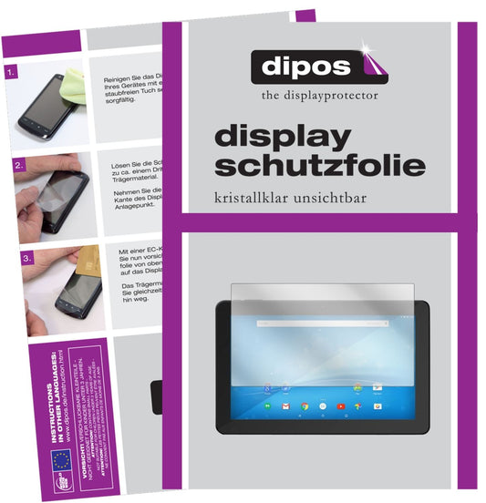 2x Schutzfolie klar für Format 23.6 Zoll Wide 522 x 294 mm Display-Schutzfolie