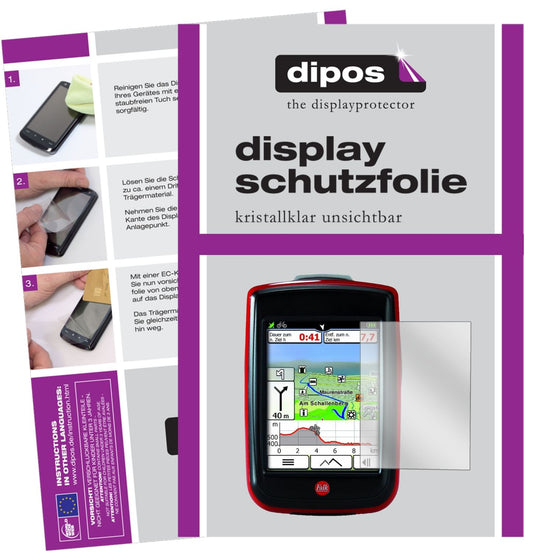3x Schutzfolie klar für Falk IBEX 32 Display-Schutzfolie