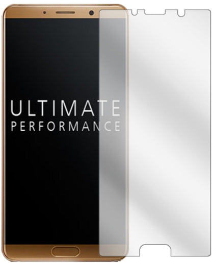 HuaweiMate 10 mit aufgebrachter dipos Displayschutzfolie, glasklare Darstellung ohne Einschränkungen