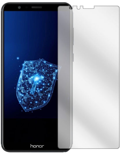 HuaweiHonor 7X mit aufgebrachter dipos Displayschutzfolie, glasklare Darstellung ohne Einschränkungen