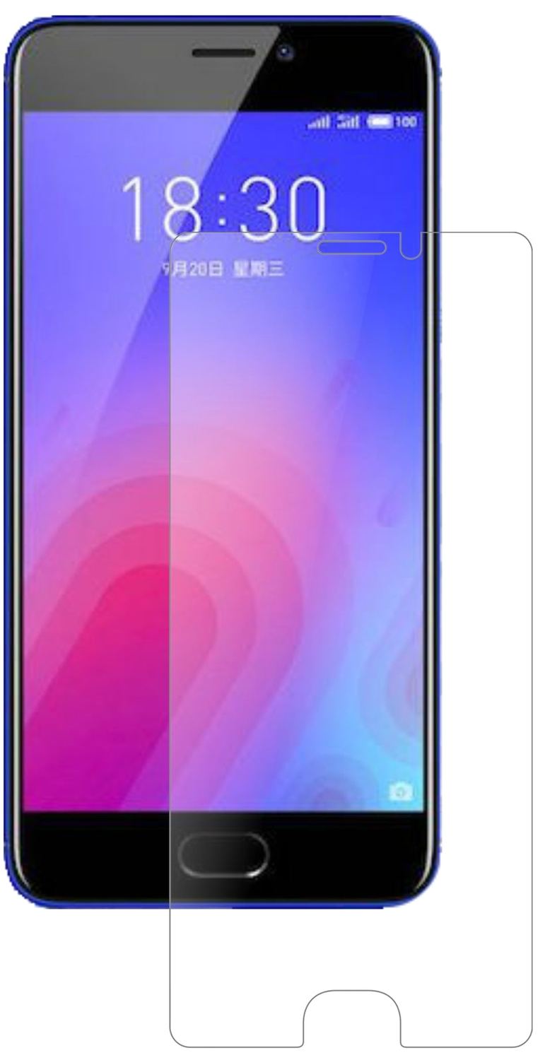 2x 9H Schutzfolie matt für Meizu M6 Panzerfolie