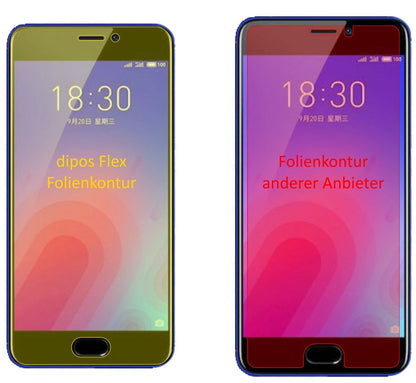 3x 3D Full Cover Schutzfolie für Meizu M6