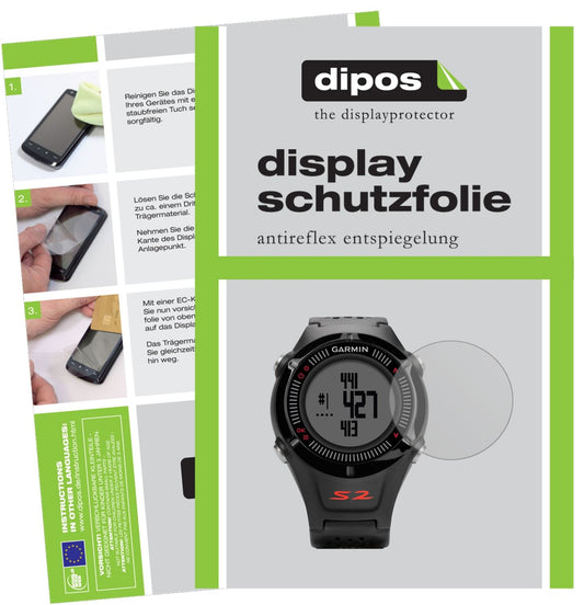 6x Schutzfolie matt für Garmin Approach S2 Display-Schutzfolie