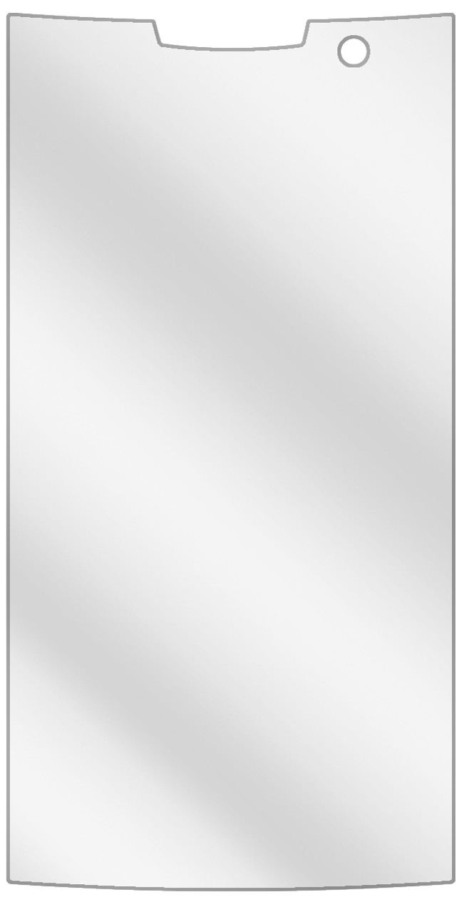 dipos Displayschutz für Doogee T3, transparente Oberfläche, geringe Dicke und perfekte Passform
