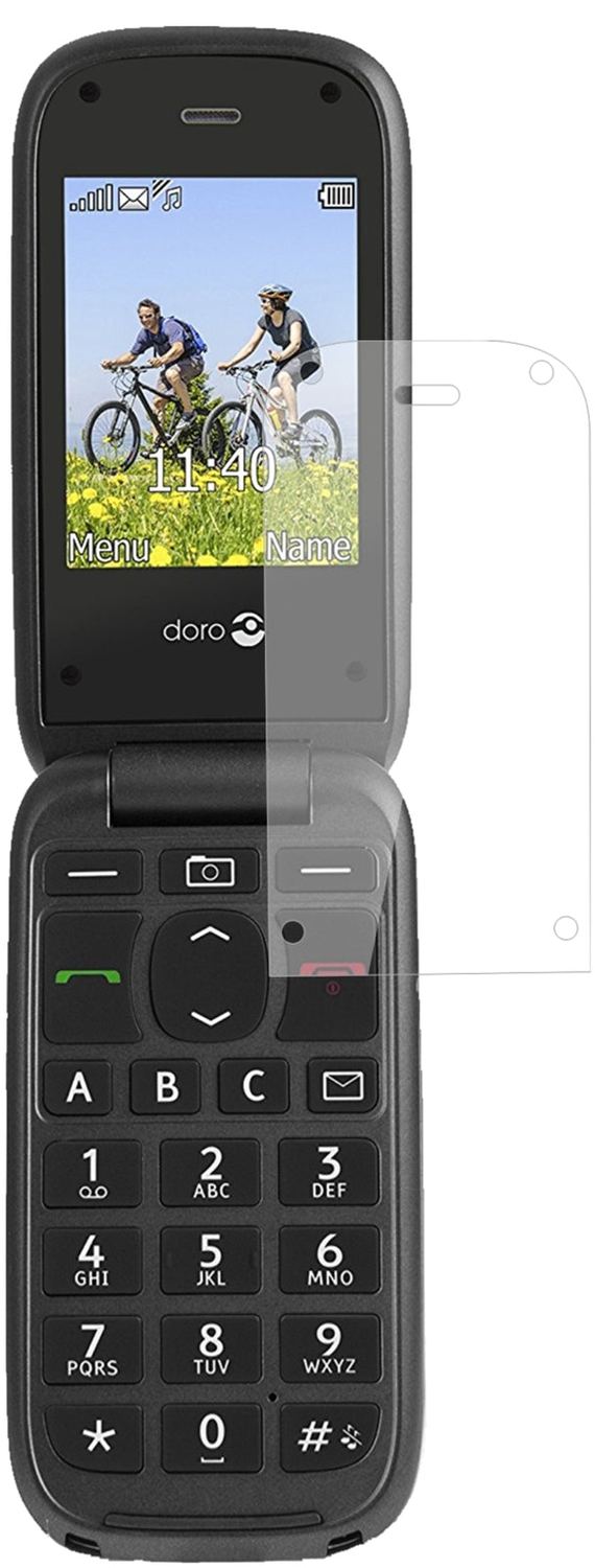 2x 9H Schutzfolie für Doro PhoneEasy 613 Panzerfolie