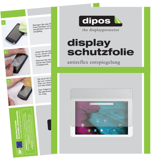2x Schutzfolie matt für Odys PACE 10 Display-Schutzfolie
