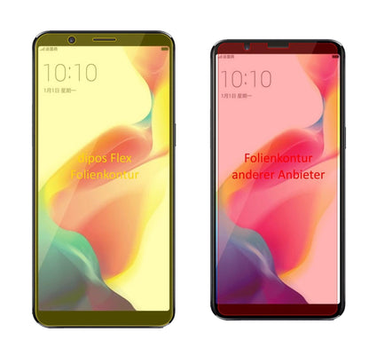 3x 3D Full Cover Schutzfolie für Oppo R11s