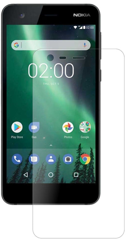 2x 9H Schutzfolie matt für Nokia 2 Panzerfolie