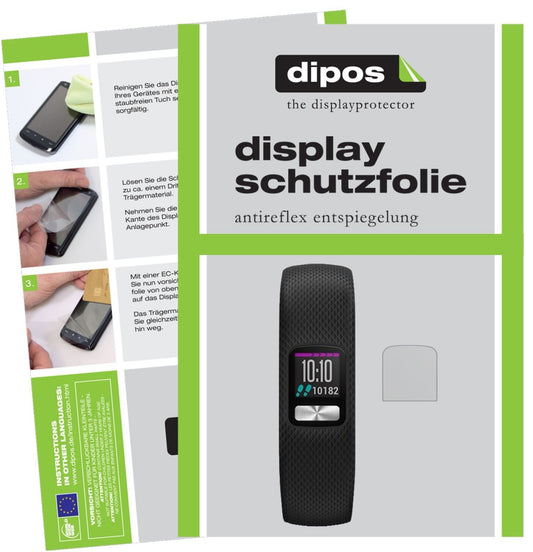 6x Schutzfolie matt für Garmin Vivofit 4 Display-Schutzfolie