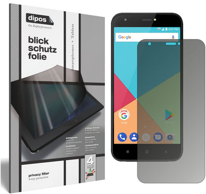 Blickschutzfolie für Ulefone S7 matt Schutzfolie Privacy