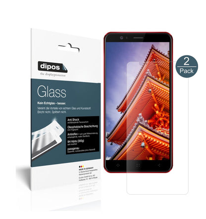 2x 9H Schutzfolie matt für Elephone P8 3D Panzerfolie