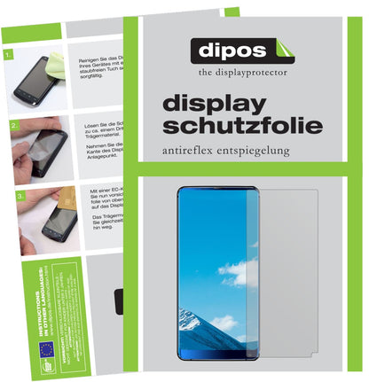 Matte Displayschutzfolie von dipos passend für VKWORLD S8, präziser Zuschnitt und blasenfrei montiert