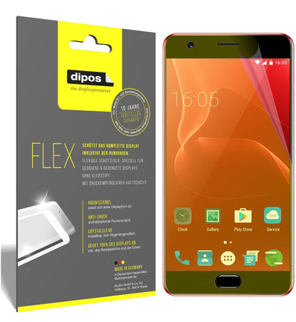 3x 3D Full Cover Schutzfolie für Elephone P8 Max