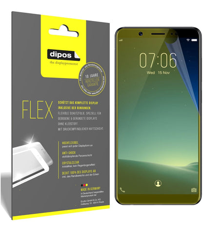 3x 3D Full Cover Schutzfolie für Vivo V7