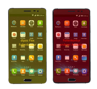 3x 3D Full Cover Schutzfolie für Elephone P8 Pro