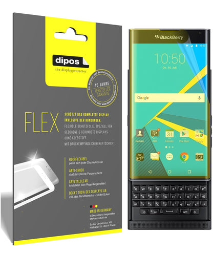 3x 3D Full Cover Schutzfolie für Blackberry Priv