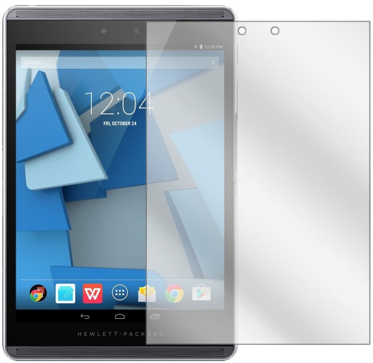 2x Schutzfolie klar für HP Pro Slate 8 Display-Schutzfolie