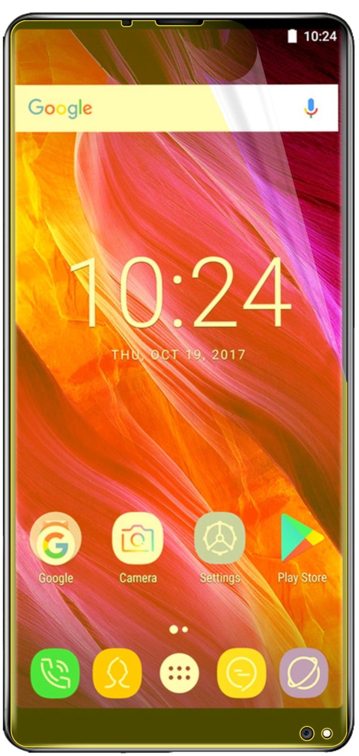 3x 3D Full Cover Schutzfolie für Oukitel Mix 2