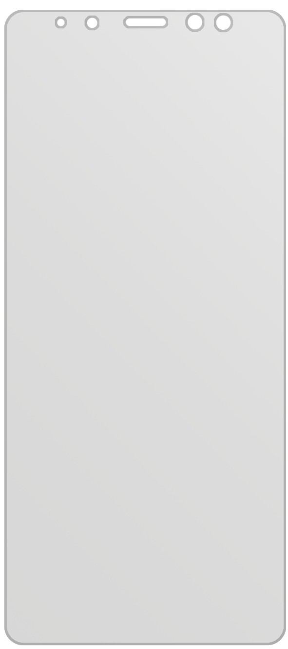 dipos Displayschutz für Samsung Galaxy A8 (2018), mattierte Oberfläche, geringe Dicke und perfekte Passform